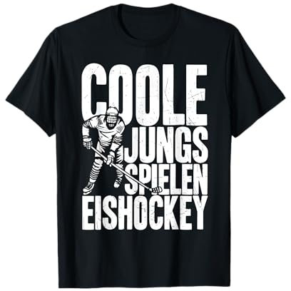 Coole Jungs spielen Eishockey Eishockeyspieler Jungen T-Shirt