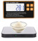 Geteilt Küchenwaage Edelstahl,Küchenwaage Digital, Neu Aufgeteiltes Design Küchenwaage 15kg Hochpräzise 1g, 7 Maßeinheiten, Mit Separatem LCD-Display, Zählfunktion und Tara Funktion