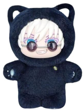 CHANGYUE JJK Plush Gojos Plush Toy Fushiguro Toji Stuffed Doll Cute Anime Figure Pendants Soft Figure Pillow Collectible Decorations Gifts for Fans, 5.5'' (Gojo Satoru)