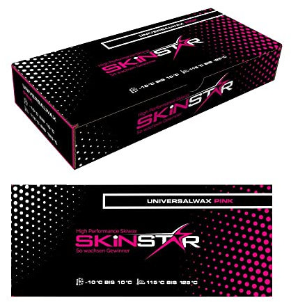 SkinStar Universal Wachs All IN ONE Ski und Langlauf Wachs Ski Wax 250g