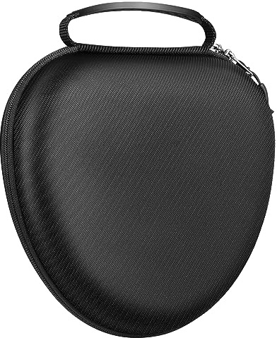 Fintie Tasche Kompatibel mit AirPods Max Kopfhörern, Ersatz-Reiseschutz-Aufbewahrungstasche Hülle Case mit Auto Wake/Sleep, Schwarz