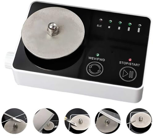 PLSGKF Affilacoltelli Elettrico, 5000 Giri Al Minuto, Affilatura Delicata, Nero