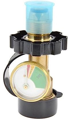 Aetherion Propane Adapter Connector with Pressure Gauge Adapter Gas Tank Converter SL-YK01-1