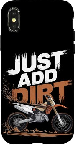 Il suffit d'ajouter une moto tout-terrain Coque pour iPhone X/XS