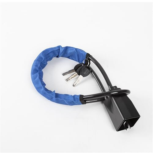 Steering Wheel Lock for Cars, Heavy Duty Anti-Theft Device with 3 Keys, Universal Car Security Lock Adjustable Length, High Visibility Car Wheel Locks for Vehicle Protection (Blue)