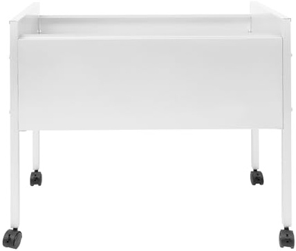 Archivador con ruedas, archivador colgante, 80 carros de oficina, archivador con ruedas, para oficinas, salas de conferencias, estudio, apartamentos, 70 x 37 x 60 cm (plata)