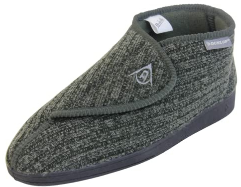 Dunlop Pantuflas Ortopédicas de Bota Ajustables con Cierre de Contacto para Hombre, 40 2/3 EU
