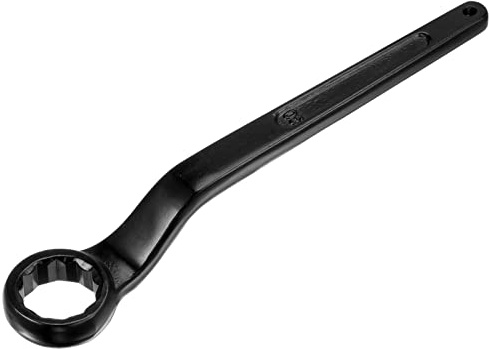 uxcell 30mm Offset Box End Ring Type Impact Wrench, High Tensile Steel Single Head Wrench Hand Tool