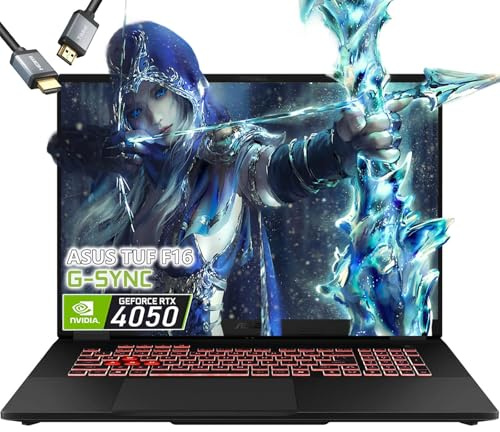 ASUS TUF A16 Gaming Laptop - AMD Ryzen 5 7535HS Beat i7-10875H - RTX 4050-32GB RAM| 1TB SSD -Backlit Keyboard RGB - 16 WUXGA 144Hz -Windows 11 -Video Editing -Portatil Gamer PC