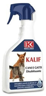 Briconess.com Repellente Spray 750 ml disabituante igienico per Cani e Gatti Kollant Kalif