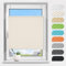 Plissee ohne Bohren Klemmfix Beige B35 x H100 cm, Plissees Lichtdurchlässig und Sichtschutz Jalousie Easyfix Faltrollo mit Klemmträger Plisseerollo Sonnenschutz für Fenster & Tür