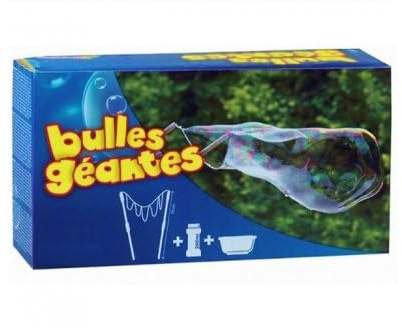 cavernedesjouets Kit Complet Bulles de Savon geantes XXL - batons, Ficelle, Flacon 220ml - Jeu Exterieur, Fete - Set Mega Bulles Enfant + Carte Tigre