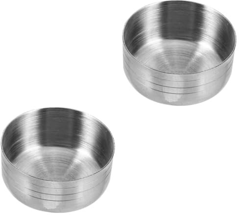 Cabilock 2st Becherdeckel Schütteln -shaker-abdeckung Baggerschüttler Deckel Zutat Shaker-deckel Drücken Klarer Streudeckel Deckel Des Shakerbechers Schüssel Silver Rostfreier Stahl