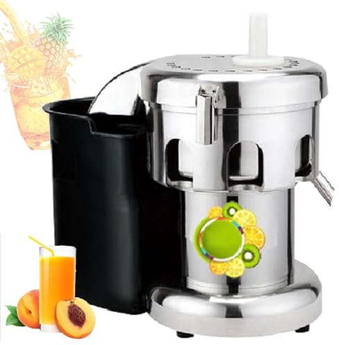 Centrifugaljuicer 550W Juicermaskiner för grönsakspressar. 3-tums juicepressare med bred mun och svart massahink, Juicemaskin i rostfritt stål