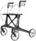 Kohlenstoff-Faser Rollator faltbar & leicht mit Sitz – schmaler Rollator für zu Hause, faltbare Rollatoren für Senioren mit 6 kg Gewicht, verstellbare Griffhöhe 78-98 cm (Schwarz)