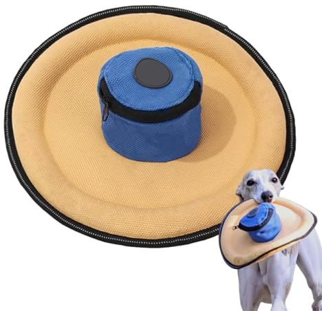 Celuicion Disque Volant pour Chien - Articles Interactifs Et Réfléchissants Pour Animaux | Disques En Toile De Rapport Jouets D Extérieur Pour Chiens | Pour Toutes Races Petites et Moyennes Parc Plage