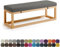 Lsjoaw Bankauflage Bankkissen Sitzauflage Sitzkissen Bank 100X35X3CM Stuhlkissen Bankpolster Schaukel mit abnehmbarem Bezug für Fensterbank Outdoor Gartenmöbel Terrasse Drinnen Sitz,Dark Grey