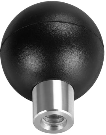 FANAUE B-0 Mount Aluminum Ball Adapter with 1/4-20 Threaded Hole with B Size 1 Ball,Compatible with Compatible with RAM Mount B Size 1 Ball Components