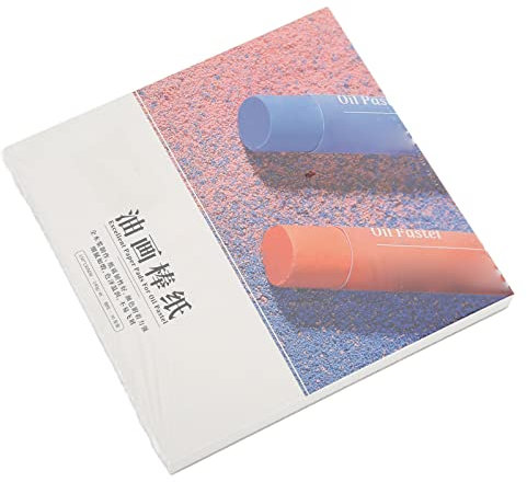 Ölpastellpapier, Aquarellpapier mit Glänzender Haptik, Pastellpapier aus Reinem Holzzellstoff für Zeichenliebhaber (15x15cm)