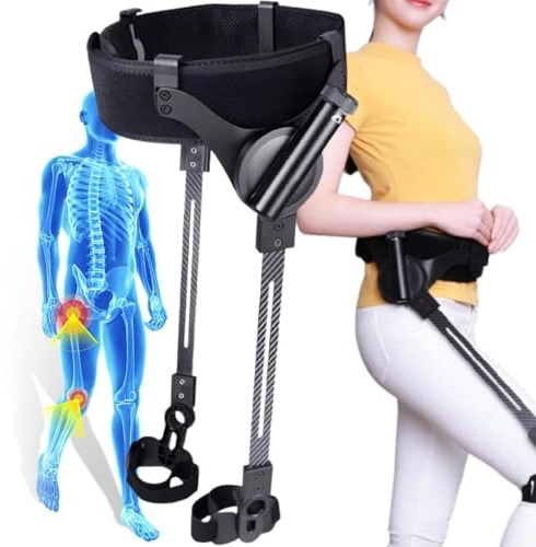 Exoskeleton gånghjälp för rehabilitering, justerbar styrkahjälp för begränsad rörlighet, perfekt för vandring och klättring i trappor