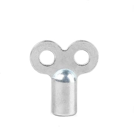6Pcs Metal Radiator Bleeding Air Valve Key Radiator Bleed Keys Silver 0.2in