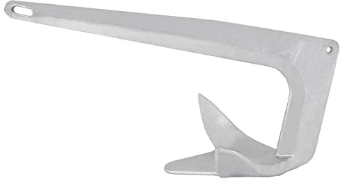 ISURE MARINE Anclaje de acero galvanizado en caliente Bruce Claw Force Anchor