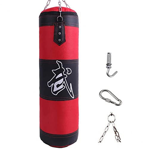 Sacchetto da Pugilato a Boxe Vuoto, Allenamento di Calcio di Boxe Gancio di Sabbia, Combattono Il Sacco da Punzonatura di Karate, Impiccagione Boxe Pugno di Sabbia per Bambini Adulti