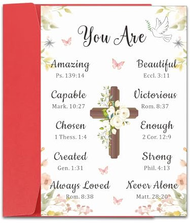 Confirmation Card First Communion Cards for Girls Boys Christian Gifts for Women Men Baptism Gifts for Girl Religious Gift for Women Men Teen First Communion Baptism Catholic Stuffers Easter Basket