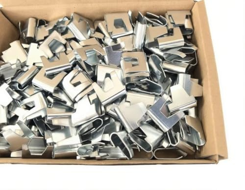 Lot de 250 grands clips pour grillage métallique, 3 griffes pour la fabrication et la réparation de cages et de volières, fixation de paniers de gabion, renforcement de cage, de caisse et de piège