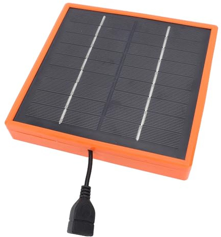 Phefop 10W Solpanelsladdare Monokristallin Silikon Bärbar USB Solarladdare 5V Snabbladdning Vikbar 186g för Vandring Camping Resor Utomhus Telefonström