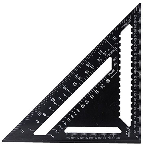 30,5 cm metrisches Dreieck-Winkelmesser aus Aluminiumlegierung für Ingenieur, Zimmermannschaft, Rahmen, Dachdecken, Bauen und Umbau Projekte