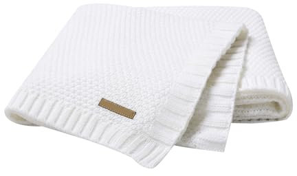 Odot Mantas para Bebés 80 x 100 cm Mantita Bebe - Tejido de Punto Acrílico, Suave Baby Blanket Ideal para Bebés y Niños Pequeños, Accesorio Bebé Bebe Recién Nacido