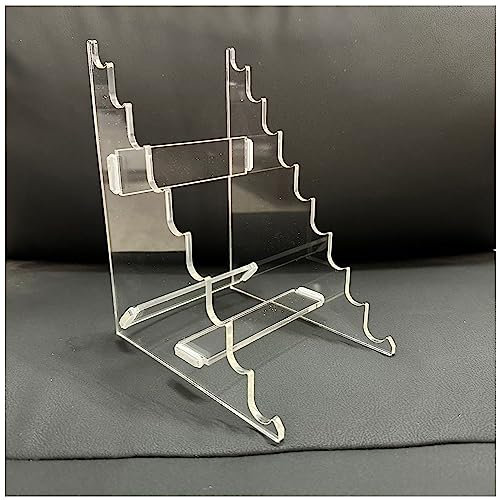 TUKEVA Acryl Stifthalter Display Ständer Füllfederhalter Display Ständer Transparent Stifte Display Holder Transparentes Acrylmaterial Zusammengebaut für Make Up Pinsel Kugelschreiber Schreibgeräte