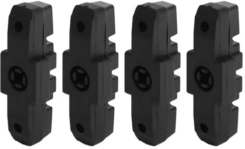 4PCS 2 Pairs Bicycle Brake Pads Replacement Compatible with Magura HS11/HS22/HS24/HS33 Rubber Road Bike Brake Covers Bike Accessories Black
