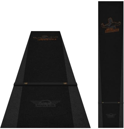 Bull's Tappeto per Freccette Dirk Van Duijvenbode Carpet Dart Mat + Oche 300x60cm