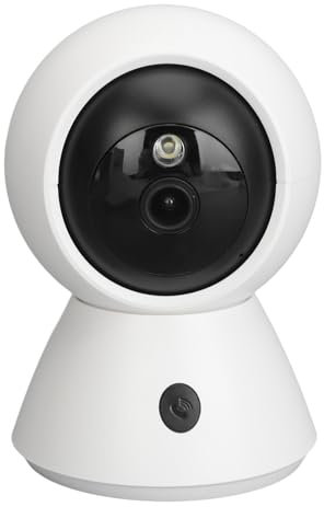 Walfront 3MP Kabellose Überwachungskamera, 355° Drehbar, Intelligentes WiFi-Babyphone für Zwei-Wege-Kommunikation zu Hause, Breite Anwendung, ABS-Material, AP-Hotspot