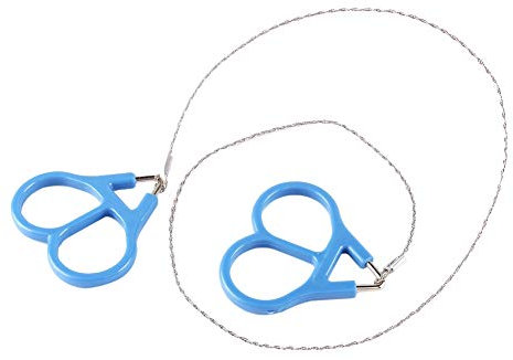 Sierra de Alambre, Sierra de Cuerda de Bolsillo Manual de Acero de Alta Resistencia Sierra de Supervivencia de Emergencia Sierra de Cuerda Sierra de Cable para Madera Camping