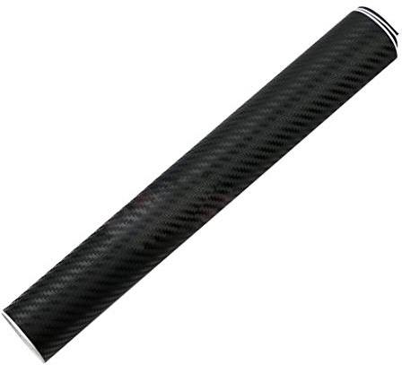 Autocollant 3D en fibre de carbone pour ordinateur portable 17 Noir
