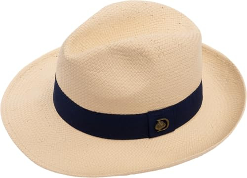Divina Italian Design Santorini Straw Hat, Unisex, Available in White and Beige - ZH 772-3, beige, 7 1/2