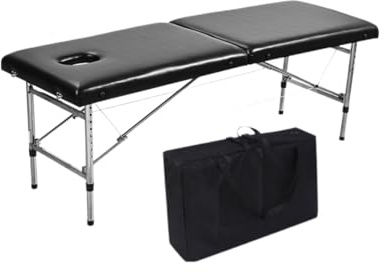 Lightweight Tattoo Bed,Professional Two-Section Folding Massage Bed,Suitable for Eyelash Extensions Makeup and Salon Use(Color 2)