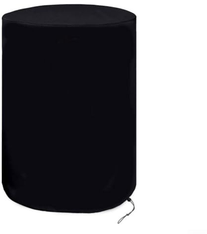 Cubierta de lluvia para exteriores para cubos de 55 galones con tela Oxford impermeable y cordón ajustable para un ajuste seguro (420D)