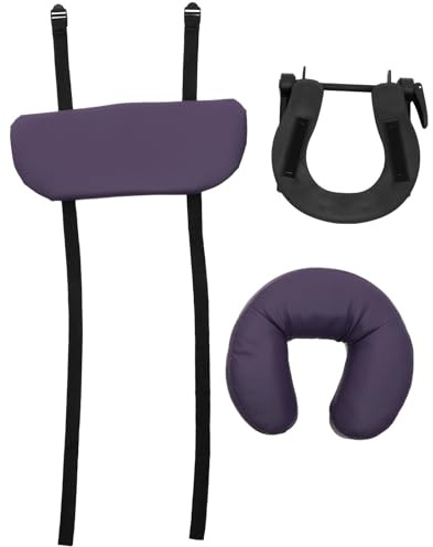 PRETYZOOM Cuscino da Massaggio per Letto Spa Supporto Viso Ergonomico in Pu Traspirante e Pelle Amica della Pelle per Relax e Benessere