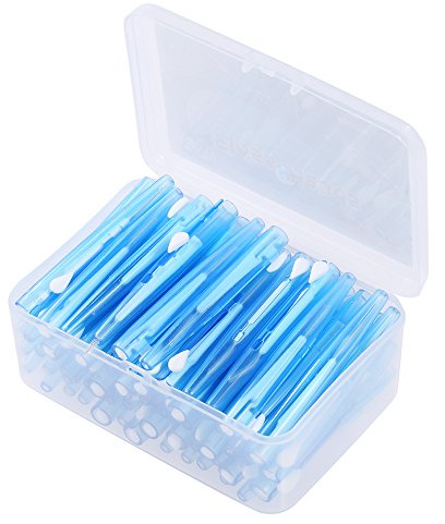 Interdental Slim Brush Anself 60Pcs Dental Floss Picks Refill Inter-Dental Brush Teeth Stick Toothpick Flosser for Oral Deep Clean Health Care