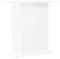 vidaXL Aquariumständer, Aquarium Unterschrank mit viel Stauraum, Aquarium Tisch mit Stabiler Oberplatte, Aquariumschrank Aquarium Halter, Hochglanz Weiß Holzwerkstoff
