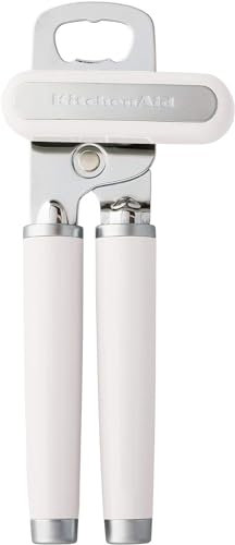 KitchenAid Can Opener, Multifunctional, Bottle Opener, 21.6 cm Long, Light Grey, Professional Quality, Gourmet, Can Opener7911