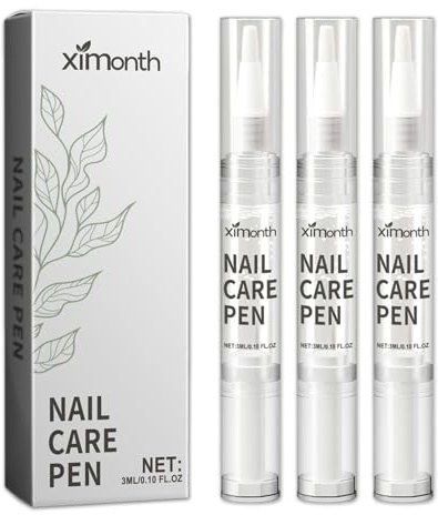 3 Piezas Nail Care Pen, con Aceite de Jojoba, Aceite de Coco, Manteca de Karité, Extracto de Aloe Vera, Vitamina E