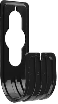 Tabanzhe Garden Hose Holder,Expanding Pipe Hanger Over Tap Bracket Durable Garden Hose Hooks Heavy Duty Tube Stand for Hoses Tidy Storage(Black)