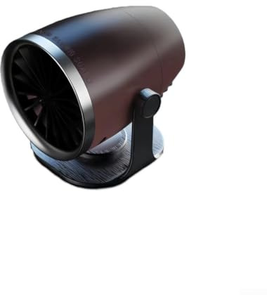 Calentador de coche portátil de 12 V/24 V, rotación de 360 grados, flujo de aire ajustable, 2 en 1, descongelador y calefacción para parabrisas de coche (12 V)