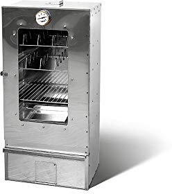 Horno para ahumar multifunción de acero aluminizado con ventana