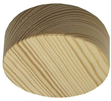 Verteilerdose Holz Kiefer mit Zubehör ø 85x28mm Verteilerbaldachin Aufputzdose Anschlussdose Echtholz